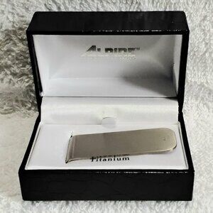 2" solid Titanium Money Clip by Alpine International in Beautiful Original Box!!